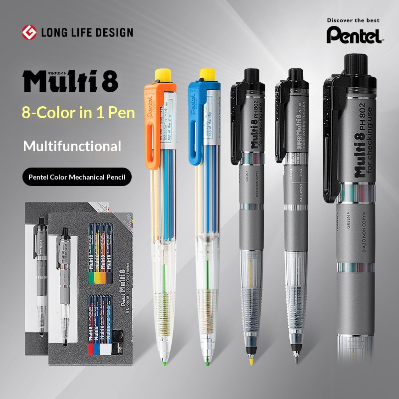 Staedtler Pencil Lumocolor - Conjunto de Lápis Coloridos Mecânicos Pentel