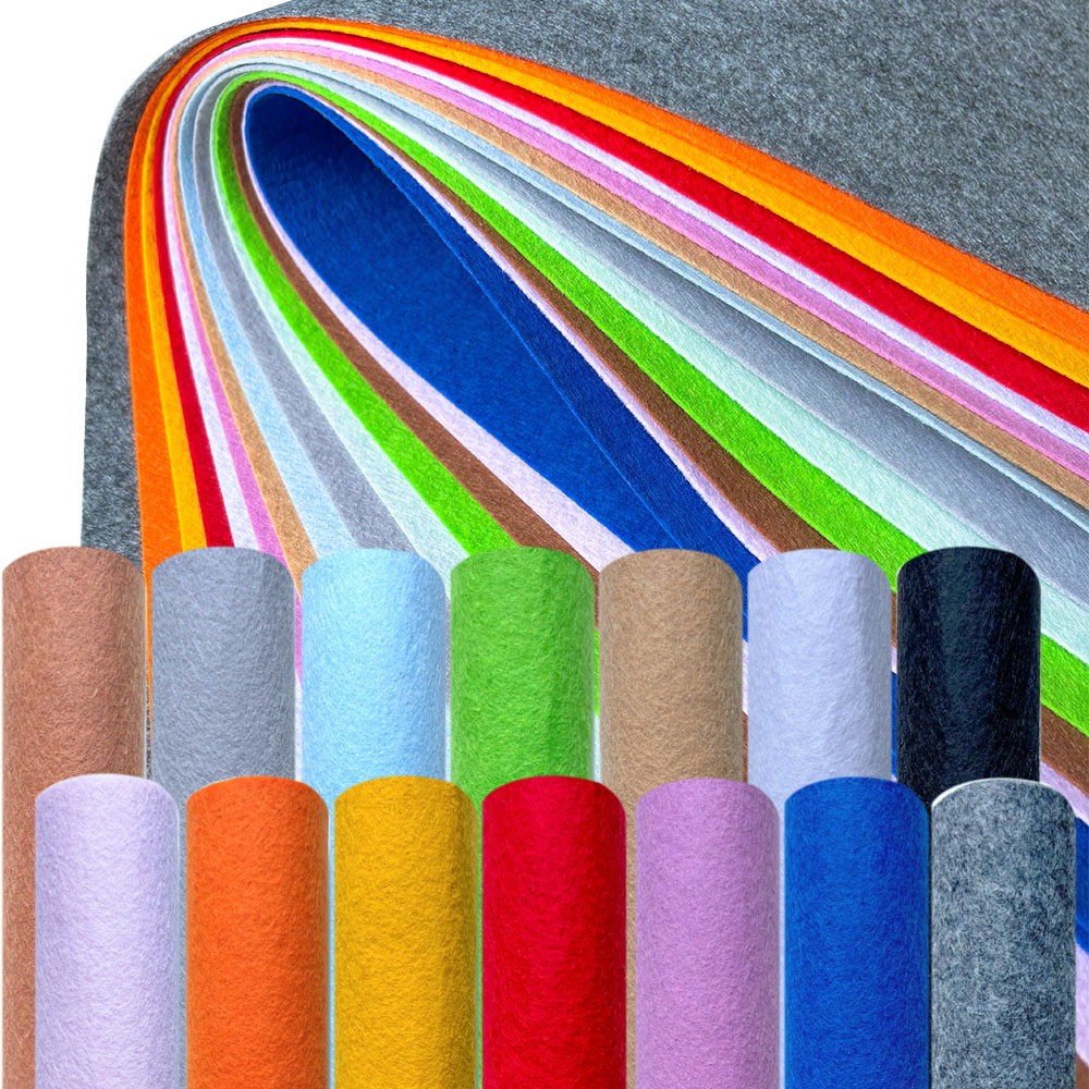 Is Sewing A Textile Craft - Tecido de feltro cores sortidas não