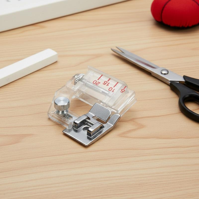Sewing Machine In Textile - Calcador Ajustável para Viés e Fita