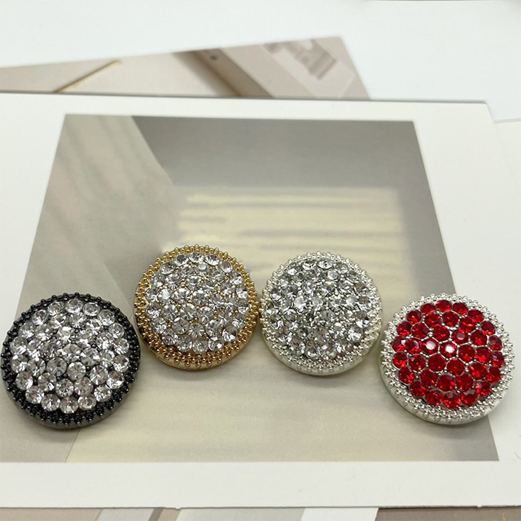 Luxcy metal strass botão 10 pç - Button Hole Cutter avaliação e preço