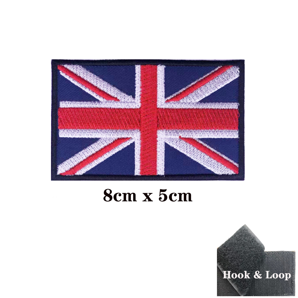 Bandeira britânica remendos do - Velcro Sew On avaliação e preço