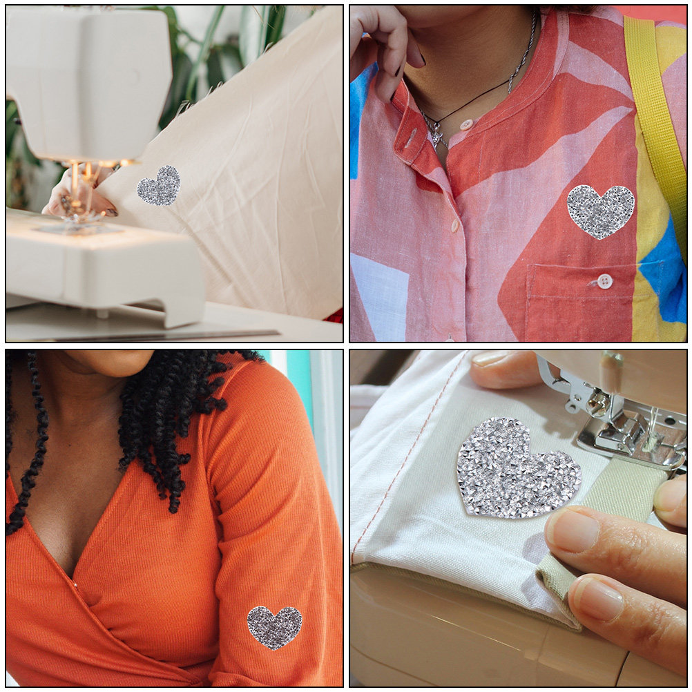 10 Patches Bordados em Forma d - Sewing Recycle avaliação e preço