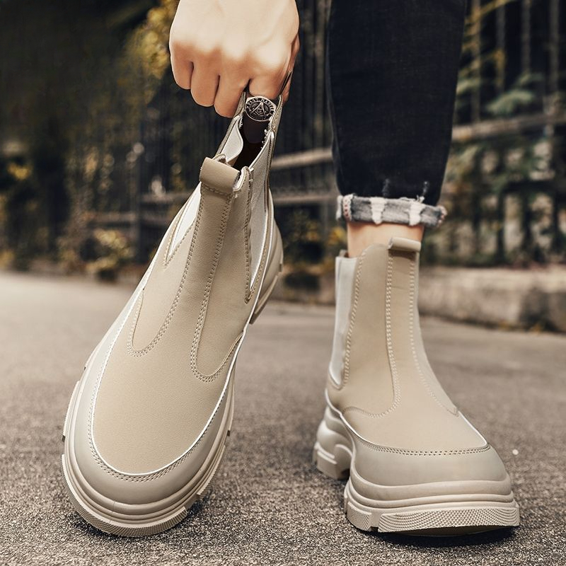 Botas de corte alto masculinas - Sewing Latex avaliação e preço