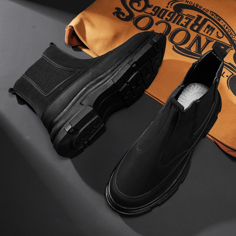 Botas de corte alto masculinas - Sewing Latex avaliação e preço