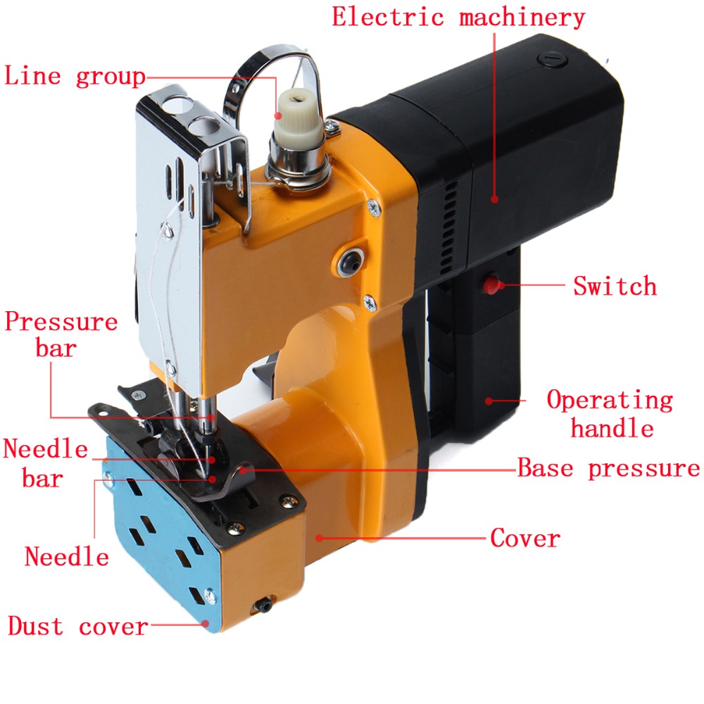 Máquina Elétrica de Fechar Sac - Sewing Machine In Textile Industry avaliação e preço