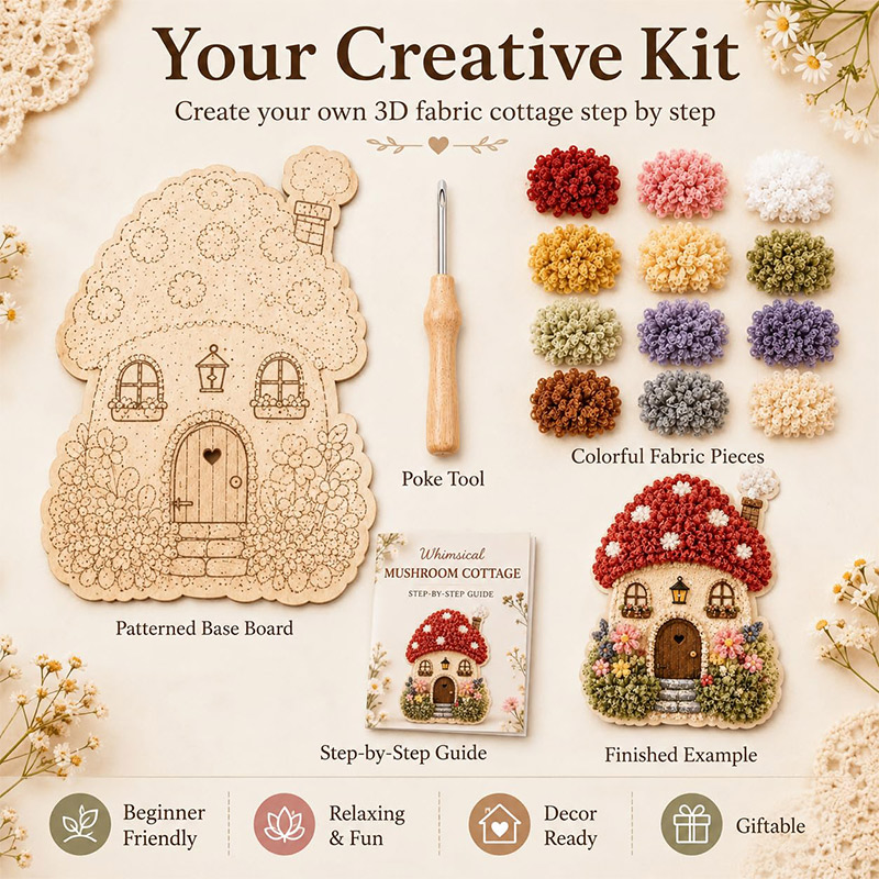 Kit DIY de Arte Poke 3D Casa C - Sewing Art avaliação e preço