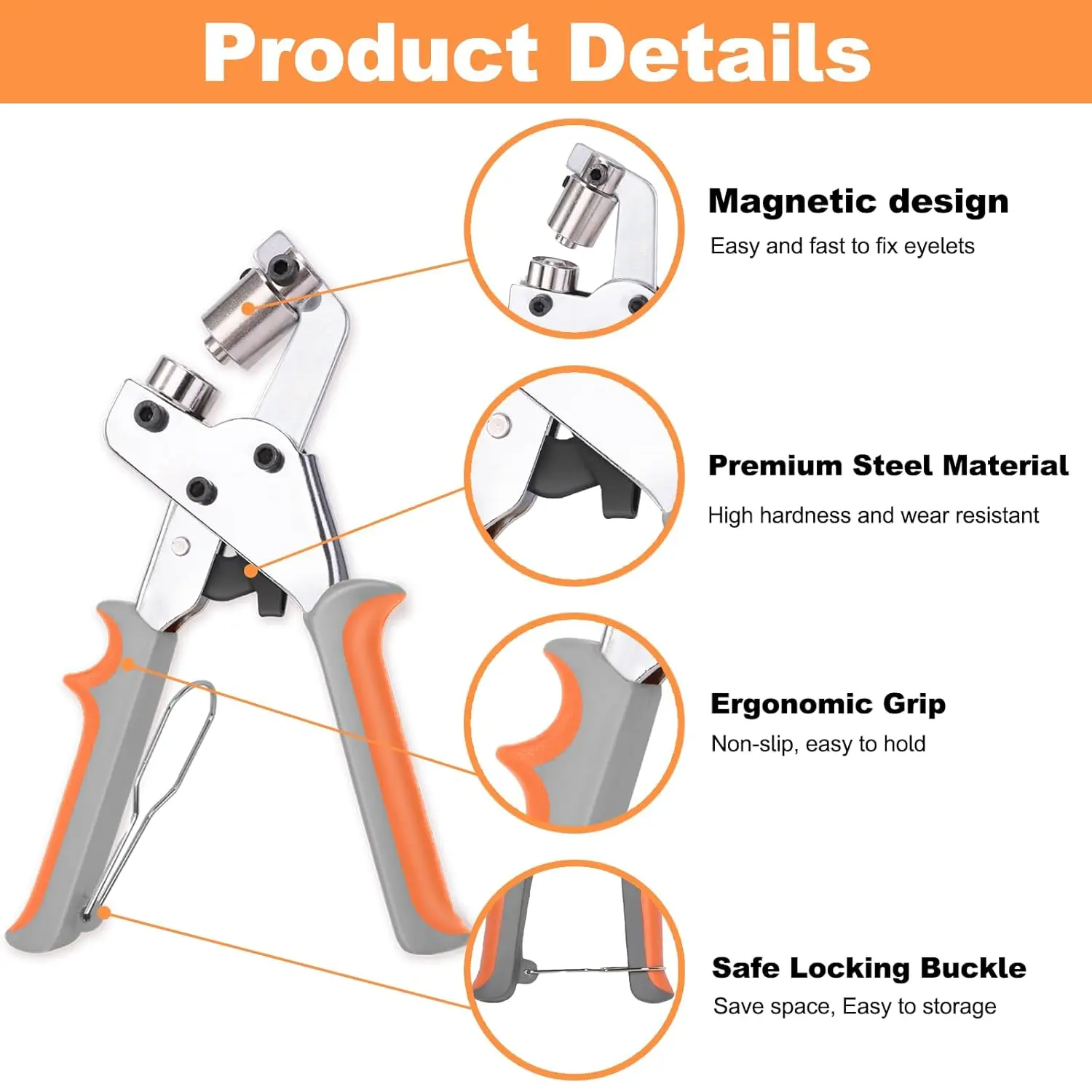 Ferramenta Manual de Metal par - Snap Button Plier avaliação e preço