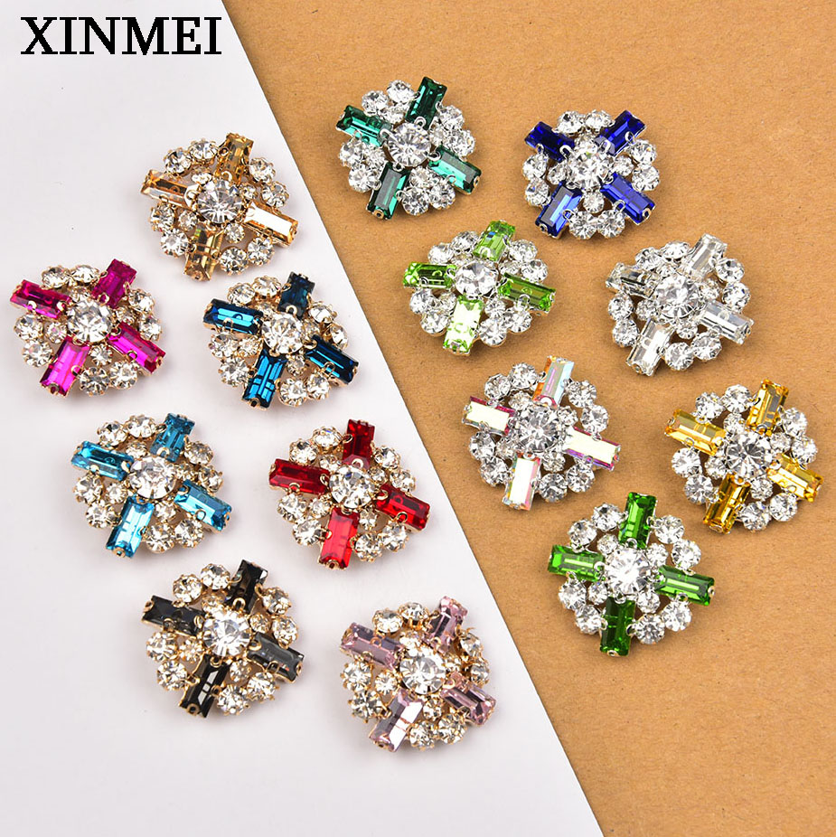 Botões de haste de strass flor - Button Hole Cutter avaliação e preço