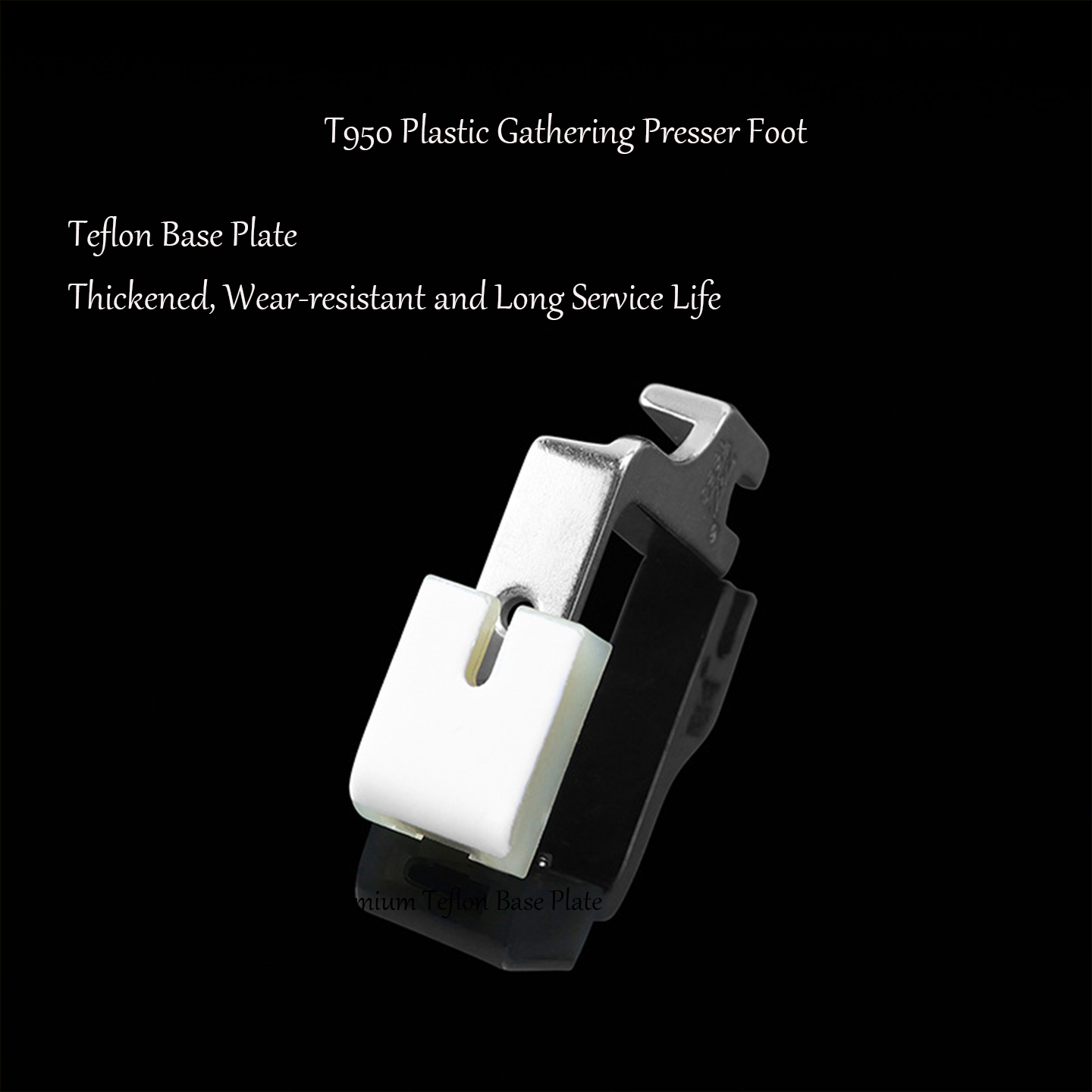 Pé Prensa de Plástico Teflon T - Sewing Art avaliação e preço
